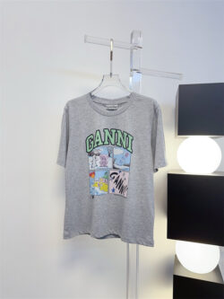 GANNI 가니 반팔T 60424095